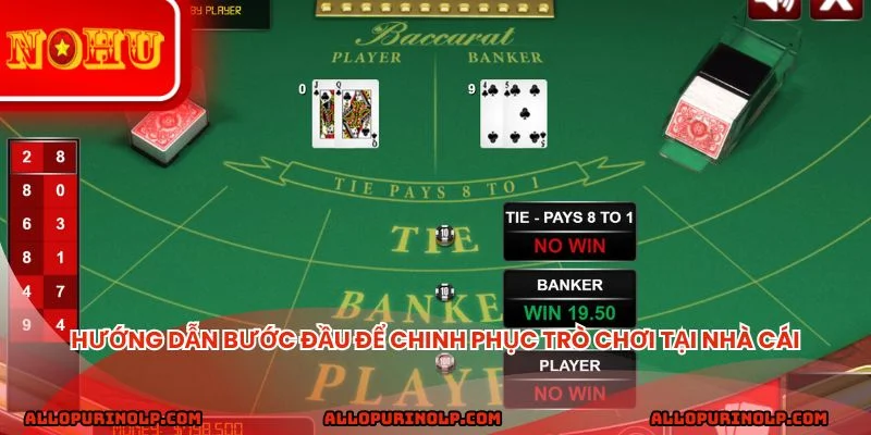 Hướng dẫn bước đầu để chinh phục trò chơi tại nhà cái