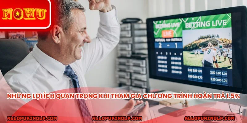 Những lợi ích quan trọng khi tham gia chương trình hoàn trả 1.5%